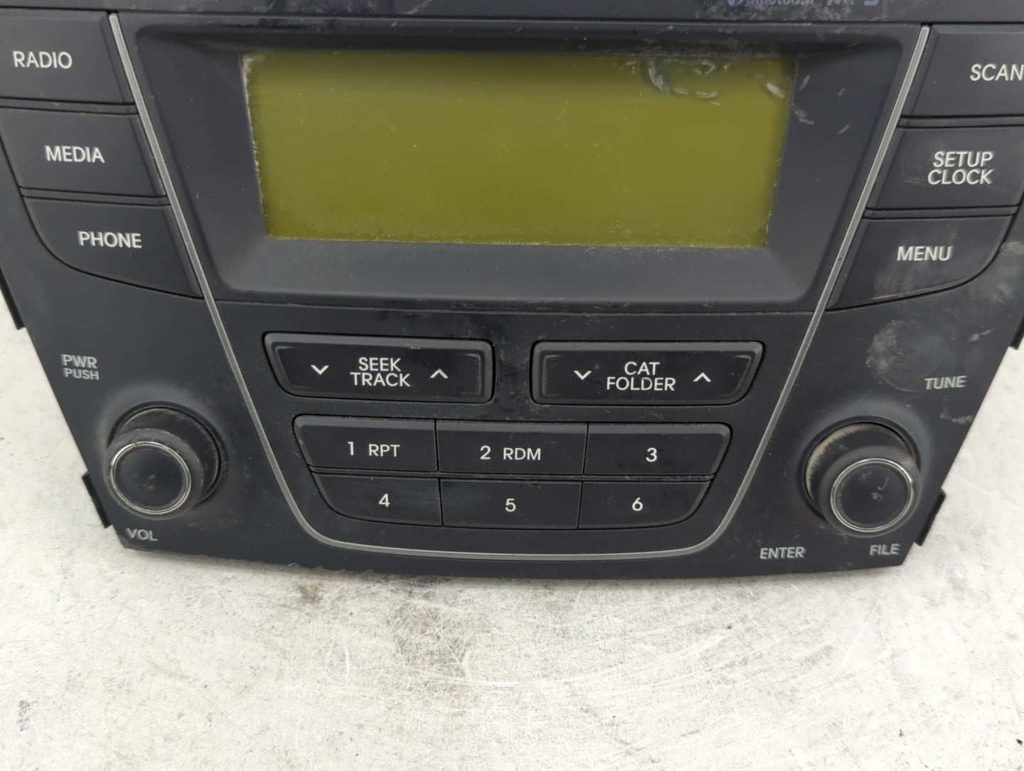 2013-2016 Hyundai Santa Fe Radio AM FM Cd Player Receiver Replacement P/N:96170-4Z0024X Fits Fits 2013 2014 2015 2016 OEM Us