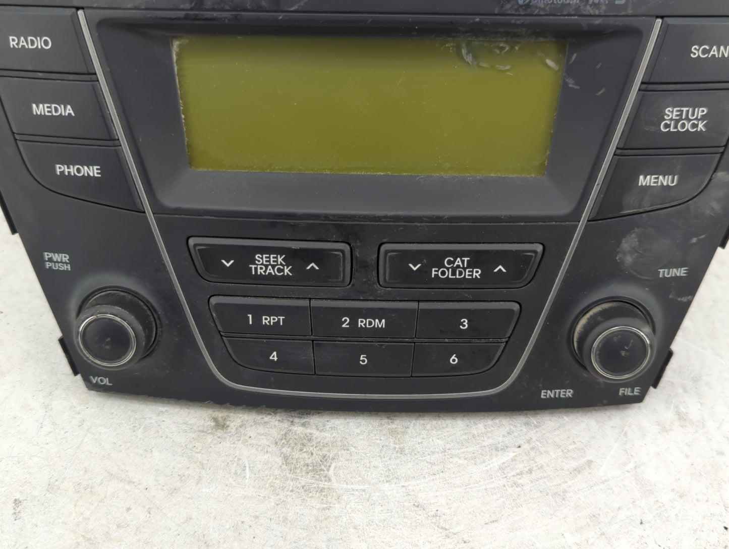 2013-2016 Hyundai Santa Fe Radio AM FM Cd Player Receiver Replacement P/N:96170-4Z0024X Fits Fits 2013 2014 2015 2016 OEM Us