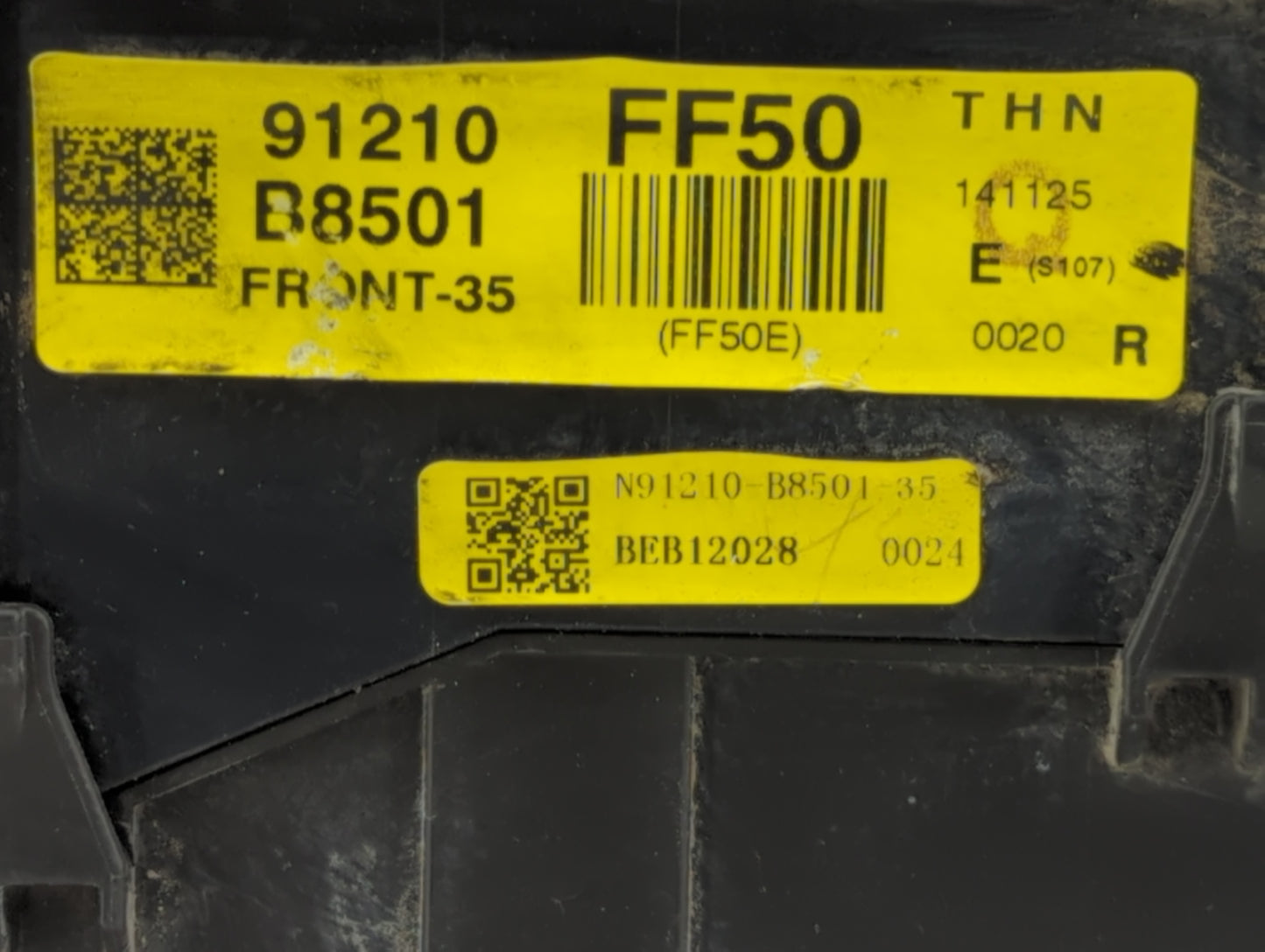 2013-2016 Hyundai Santa Fe Fusebox Fuse Box Panel Relay Module P/N:N91210-B8501 91210 B8501 Fits Fits 2013 2014 2015 2016 OE