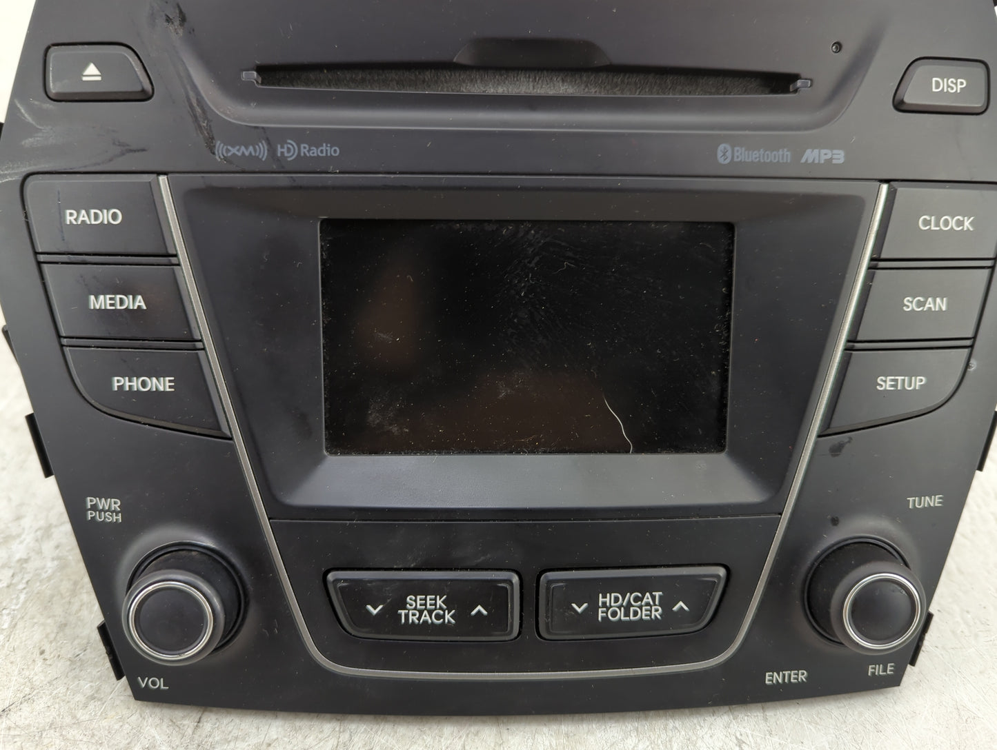 2013-2016 Hyundai Santa Fe Radio AM FM Cd Player Receiver Replacement P/N:96180-B89514X Fits Fits 2013 2014 2015 2016 OEM Us