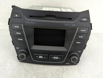 2015-2016 Hyundai Santa Fe Radio AM FM Cd Player Receiver Replacement Fits Fits 2015 2016 OEM Used Auto Parts - Oemusedautop