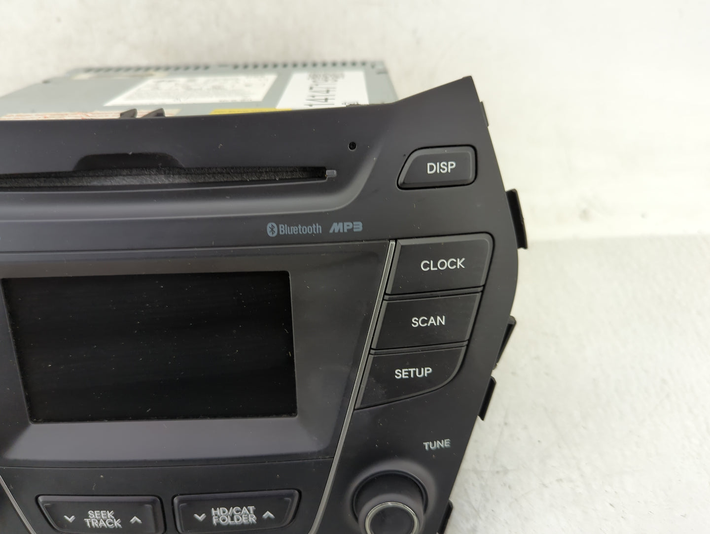 2015-2016 Hyundai Santa Fe Radio AM FM Cd Player Receiver Replacement Fits Fits 2015 2016 OEM Used Auto Parts - Oemusedautop
