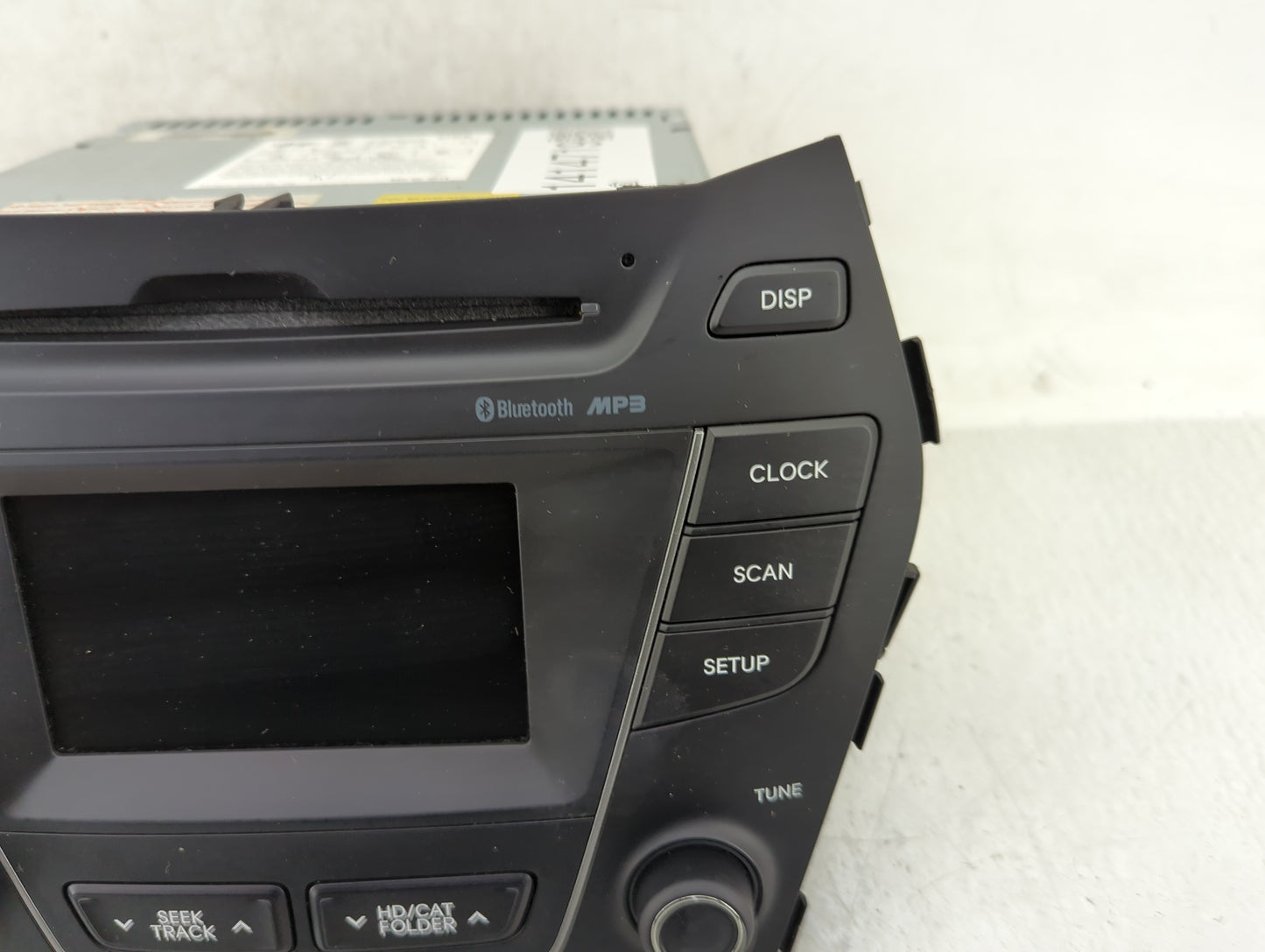 2015-2016 Hyundai Santa Fe Radio AM FM Cd Player Receiver Replacement Fits Fits 2015 2016 OEM Used Auto Parts - Oemusedautop