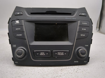 2015-2016 Hyundai Santa Fe Radio AM FM Cd Player Receiver Replacement P/N:961804Z1024X Fits Fits 2015 2016 OEM Used Auto Par