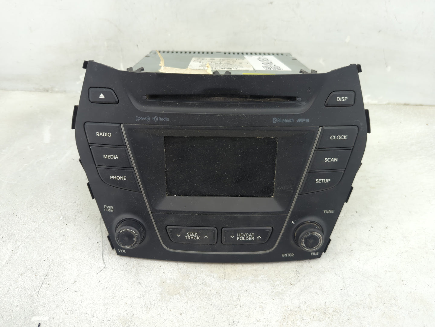 2013-2018 Hyundai Santa Fe Radio AM FM Cd Player Receiver Replacement P/N:96180B89514X AM943DMAN Fits OEM Used Auto Parts - 