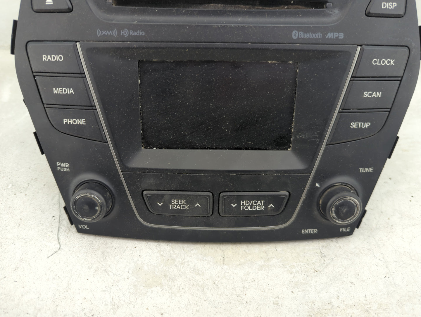 2013-2018 Hyundai Santa Fe Radio AM FM Cd Player Receiver Replacement P/N:96180B89514X AM943DMAN Fits OEM Used Auto Parts - 