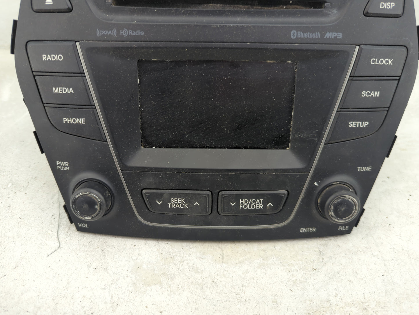 2013-2018 Hyundai Santa Fe Radio AM FM Cd Player Receiver Replacement P/N:96180B89514X AM943DMAN Fits OEM Used Auto Parts - 