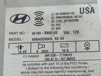 2013-2018 Hyundai Santa Fe Radio AM FM Cd Player Receiver Replacement P/N:96180B89514X AM943DMAN Fits OEM Used Auto Parts - 