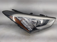 2015 Hyundai Santa Fe Passenger Right Oem Front Light Lamp Black - Oemusedautoparts1.com