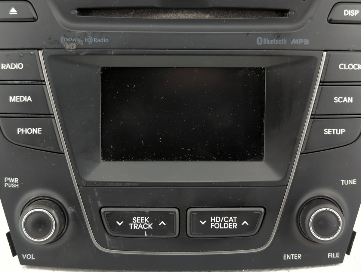 2013-2016 Hyundai Santa Fe Am Fm Cd Player Radio Receiver 418706 - Oemusedautoparts1.com
