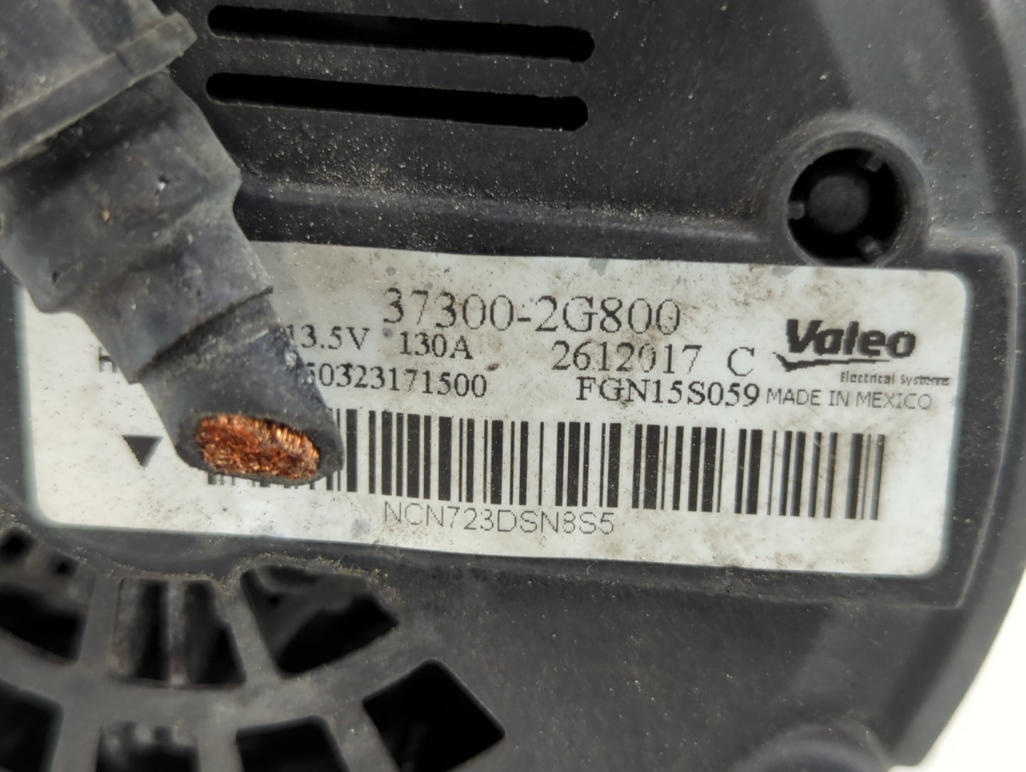 2015 Hyundai Santa Fe Alternator Replacement Generator Charging Assembly Engine OEM P/N:37300-2G800 37300-2G900 Fits OEM Use