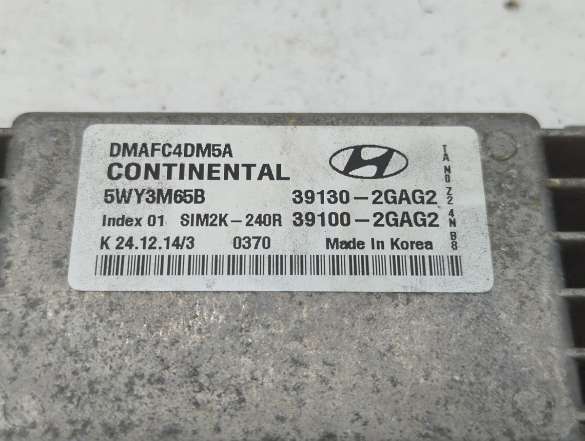 2013-2016 Hyundai Santa Fe PCM Engine Control Computer ECU ECM PCU OEM P/N:39130-2GAG2 Fits Fits 2013 2014 2015 2016 OEM Use