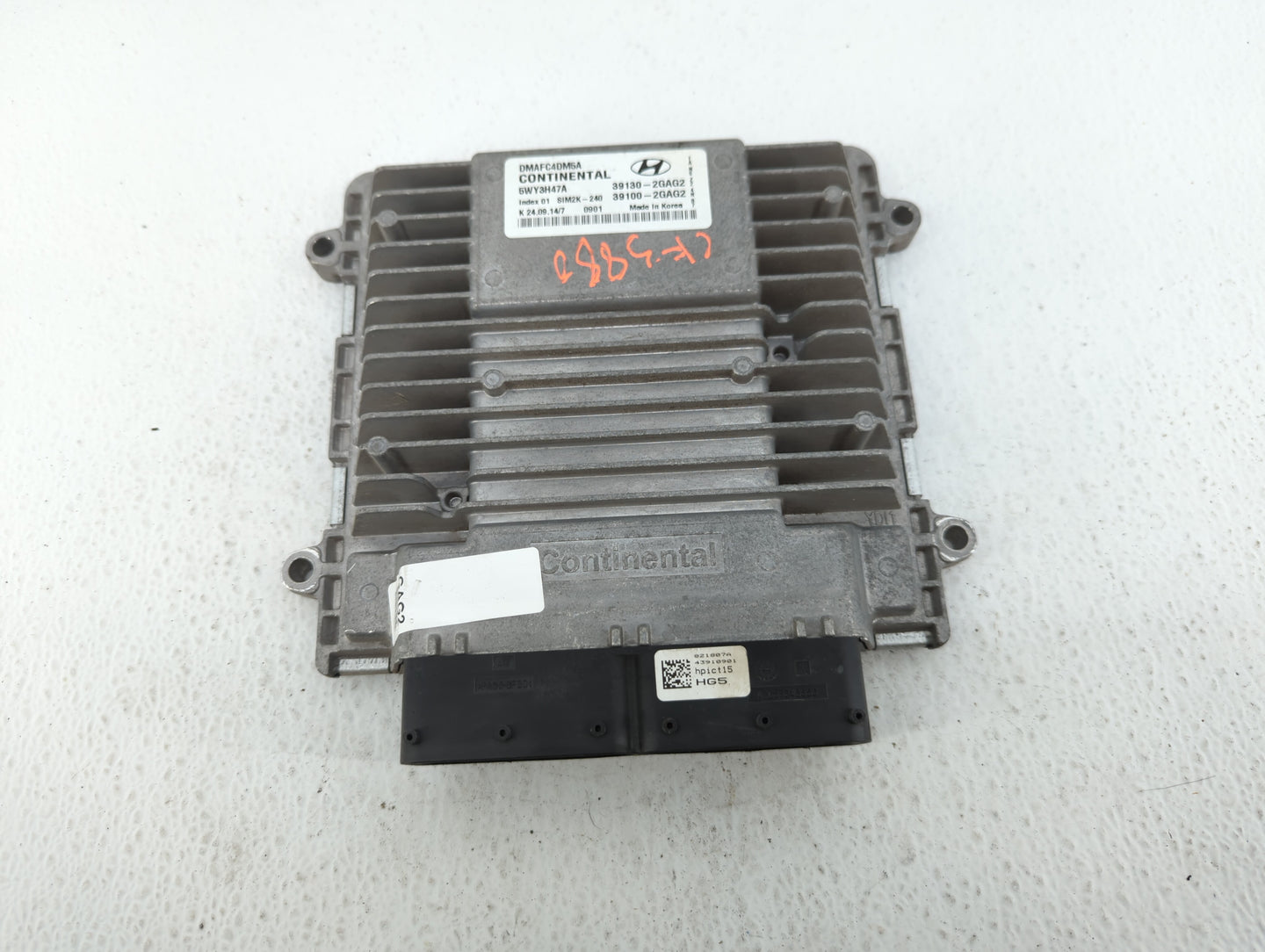 2015 Hyundai Santa Fe PCM Engine Control Computer ECU ECM PCU OEM P/N:39130-2GAG2 Fits OEM Used Auto Parts - Oemusedautopart
