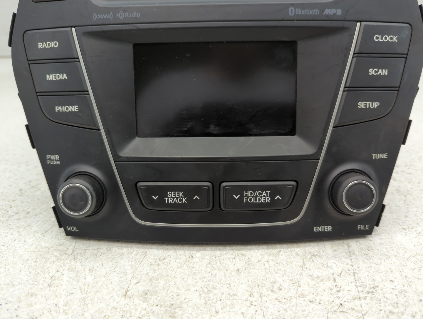 2013-2016 Hyundai Santa Fe Radio AM FM Cd Player Receiver Replacement P/N:96180-B89514X Fits Fits 2013 2014 2015 2016 OEM Us