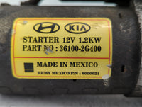 2014-2016 Hyundai Santa Fe Car Starter Motor Solenoid OEM P/N:36100-2G400 Fits Fits 2014 2015 2016 OEM Used Auto Parts - Oem