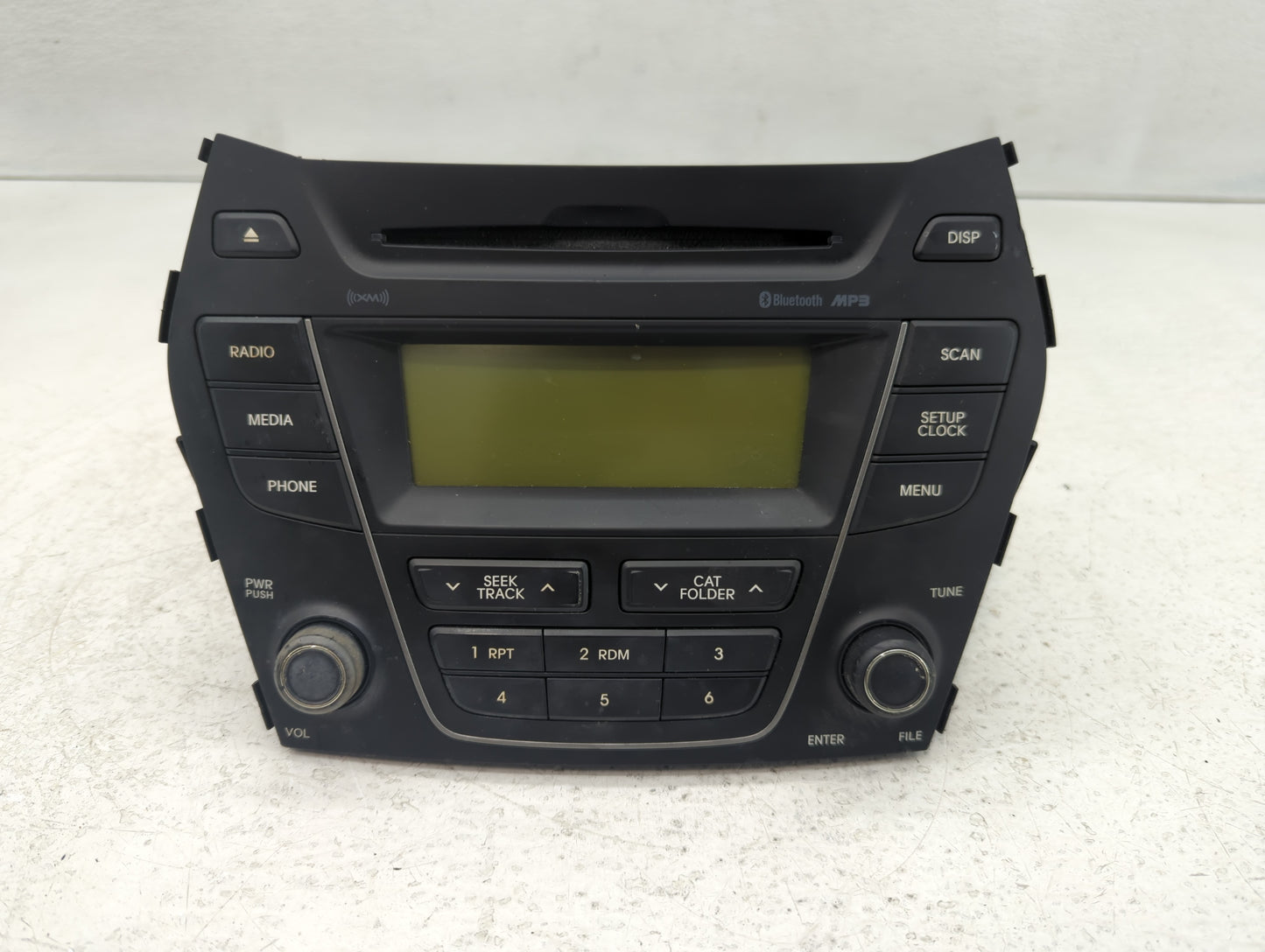 2015-2016 Hyundai Santa Fe Radio AM FM Cd Player Receiver Replacement P/N:96170-4Z1504X Fits Fits 2015 2016 OEM Used Auto Pa