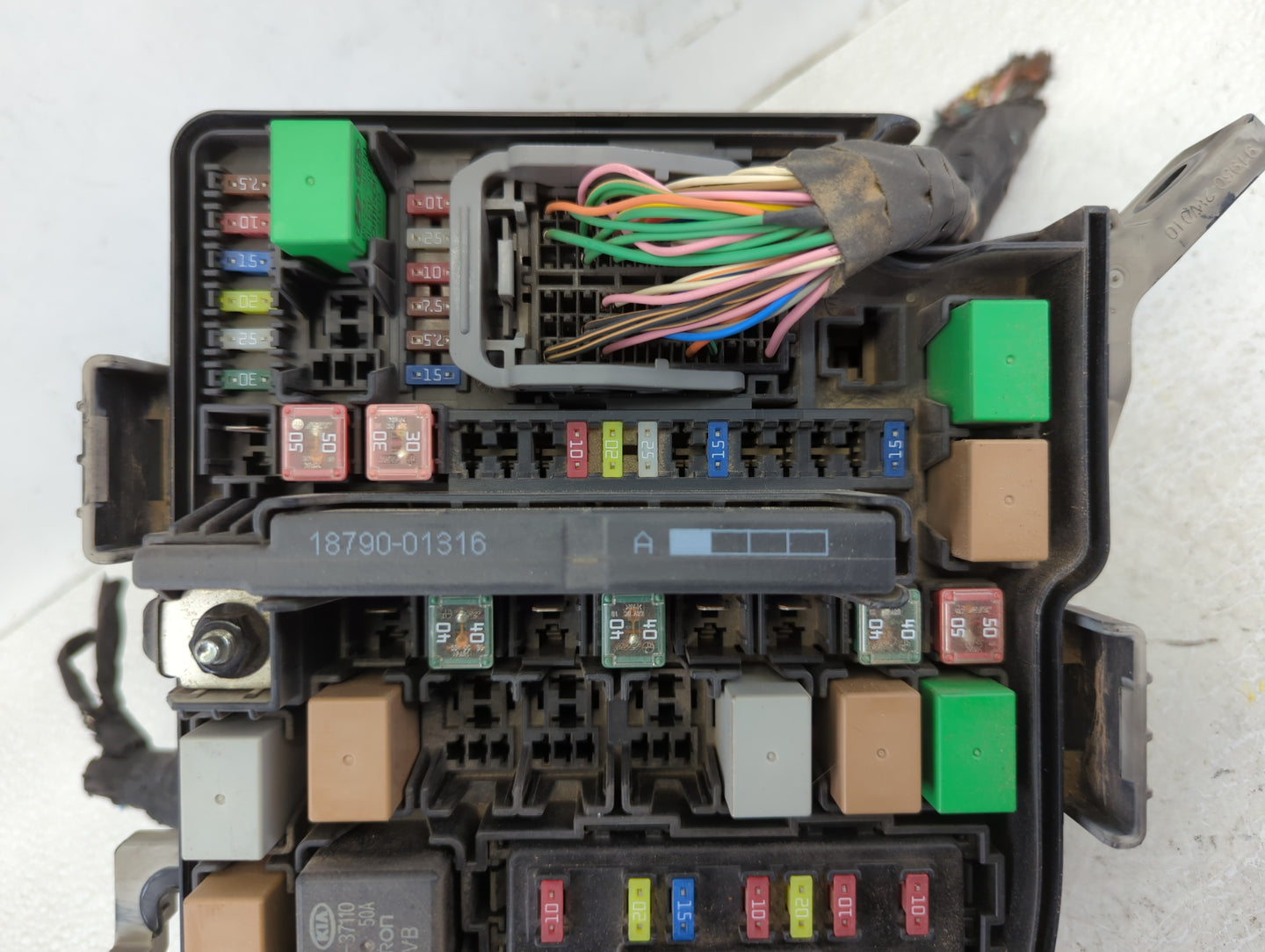 2015 Hyundai Santa Fe Fusebox Fuse Box Panel Relay Module P/N:91941-4Z011 Fits OEM Used Auto Parts - Oemusedautoparts1.com