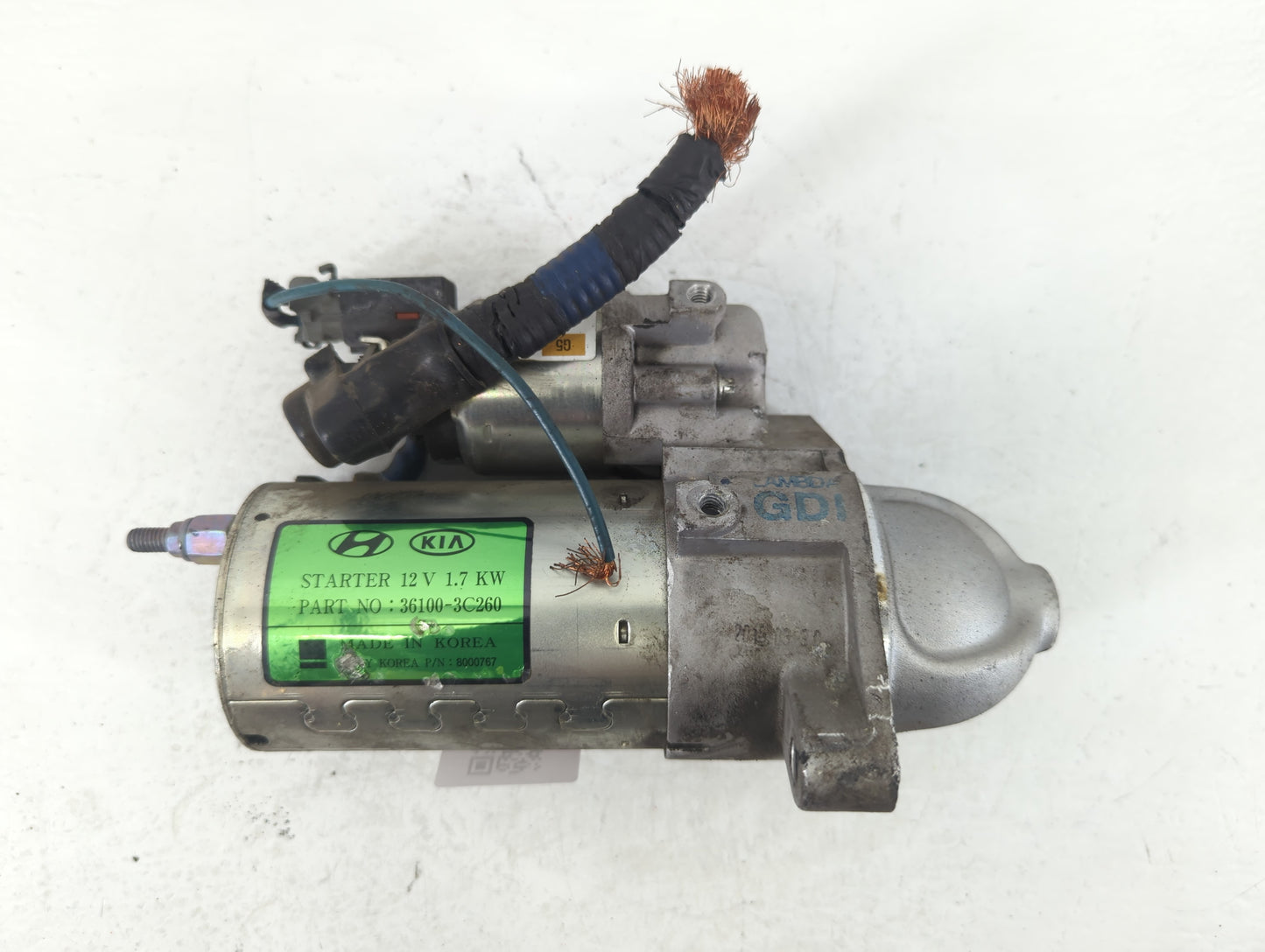 2015-2018 Hyundai Santa Fe Car Starter Motor Solenoid OEM P/N:36100-3C260 Fits Fits 2015 2016 2017 2018 2019 2020 OEM Used A