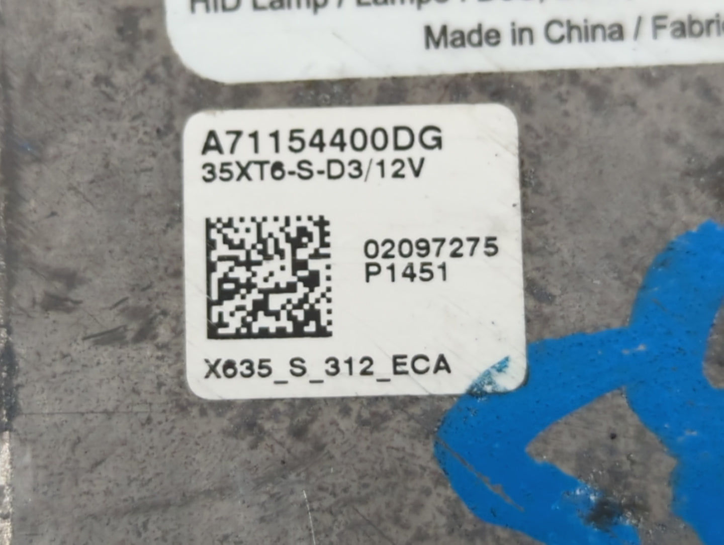 2013-2016 Hyundai Santa Fe Headlight Ballast Head Light - Oemusedautoparts1.com
