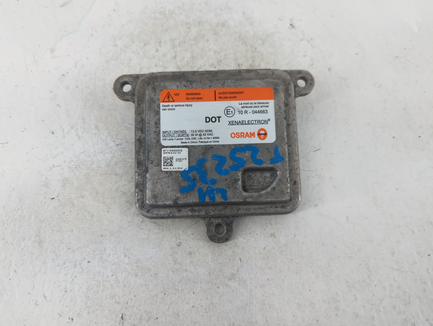 2013-2016 Hyundai Santa Fe Headlight Ballast Head Light - Oemusedautoparts1.com