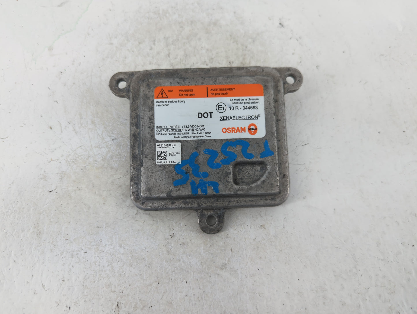 2013-2016 Hyundai Santa Fe Headlight Ballast Head Light - Oemusedautoparts1.com