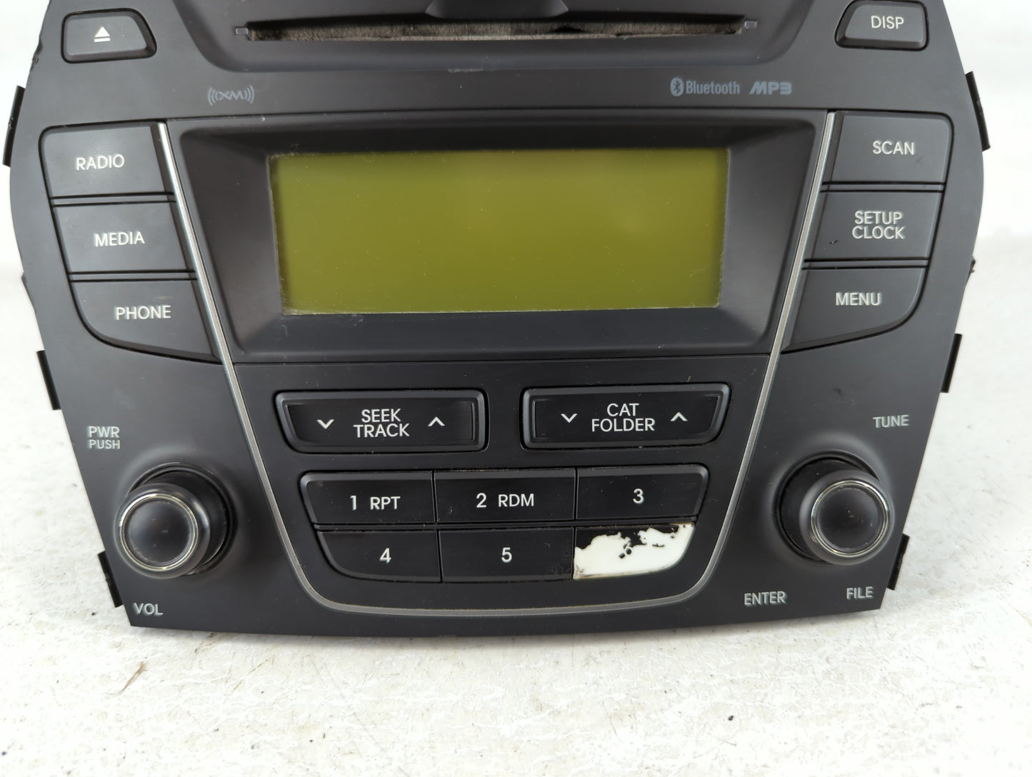 2013-2016 Hyundai Santa Fe Radio AM FM Cd Player Receiver Replacement P/N:96170-4Z1504X Fits Fits 2013 2014 2015 2016 OEM Us