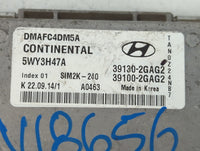 2015 Hyundai Santa Fe PCM Engine Control Computer ECU ECM PCU OEM P/N:39130-2GAG2 Fits OEM Used Auto Parts - Oemusedautopart