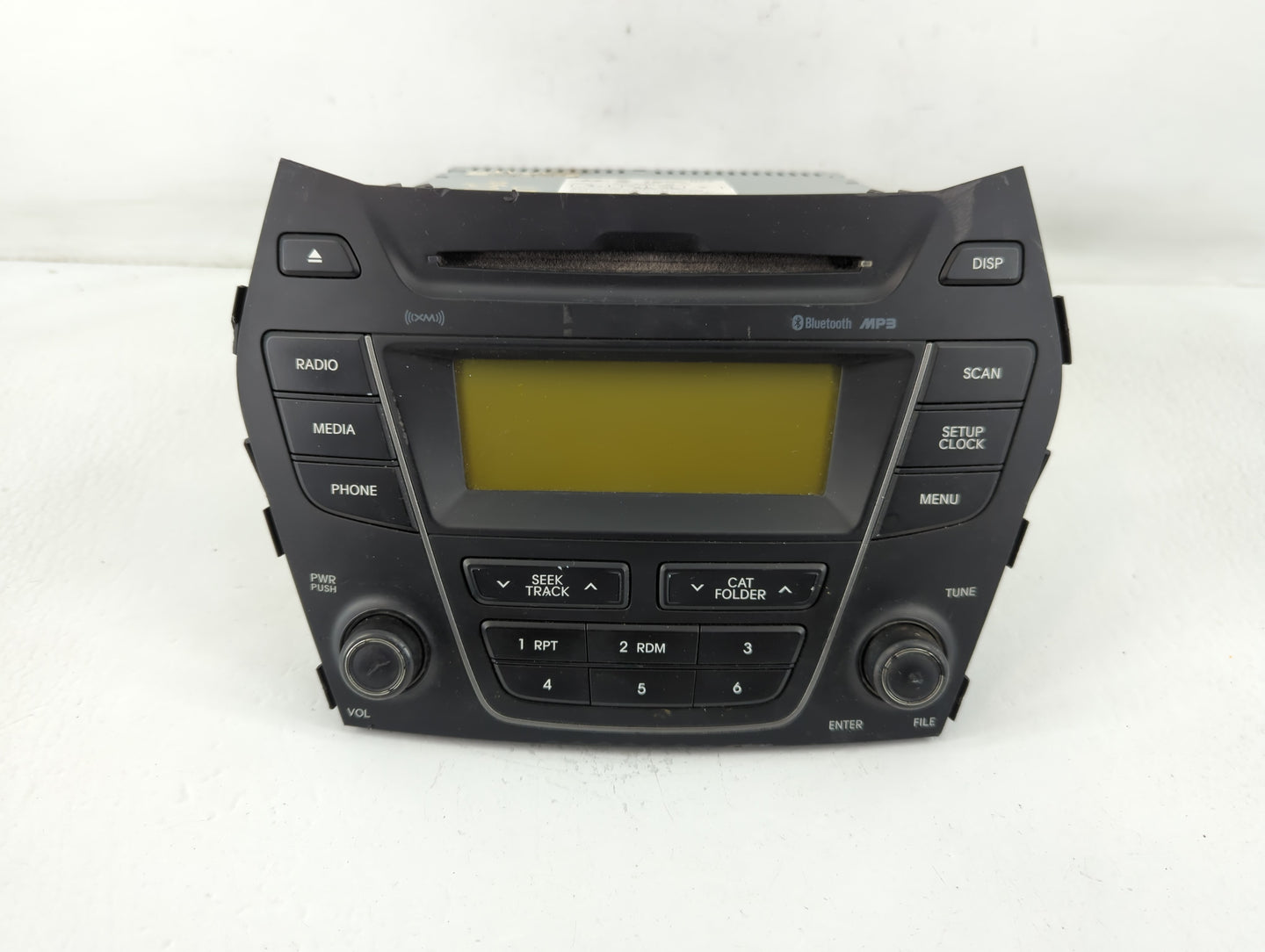 2015-2016 Hyundai Santa Fe Radio AM FM Cd Player Receiver Replacement P/N:96170-4Z1504X Fits Fits 2015 2016 OEM Used Auto Pa