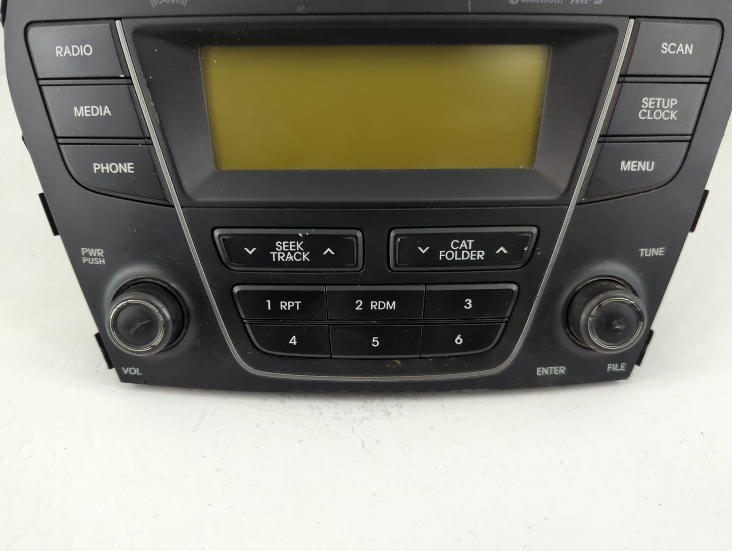 2015-2016 Hyundai Santa Fe Radio AM FM Cd Player Receiver Replacement P/N:96170-4Z1504X Fits Fits 2015 2016 OEM Used Auto Pa