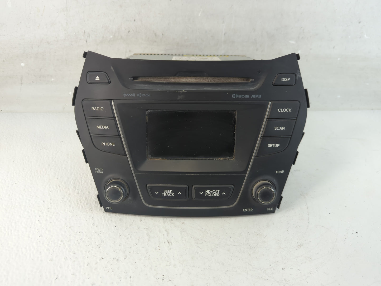 2015-2016 Hyundai Santa Fe Radio AM FM Cd Player Receiver Replacement P/N:96180-4Z1024X Fits Fits 2015 2016 OEM Used Auto Pa