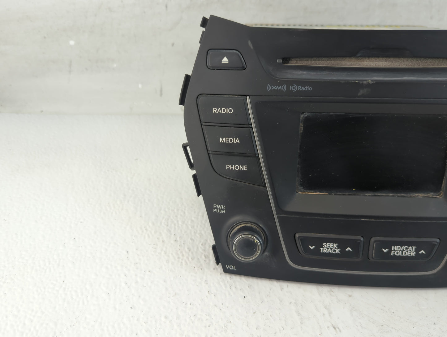 2015-2016 Hyundai Santa Fe Radio AM FM Cd Player Receiver Replacement P/N:96180-4Z1024X Fits Fits 2015 2016 OEM Used Auto Pa