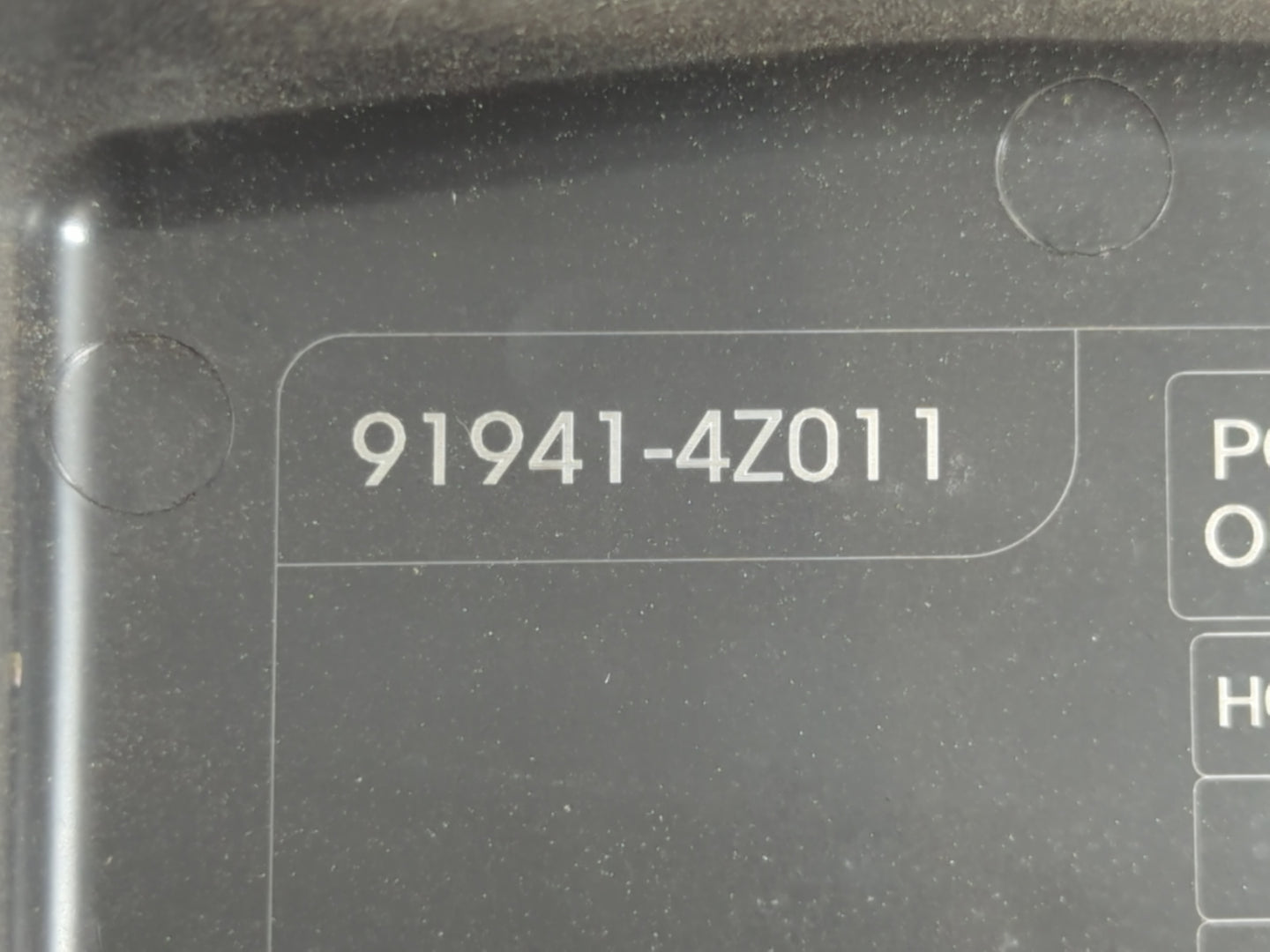 2015 Hyundai Santa Fe Fusebox Fuse Box Panel Relay Module P/N:91941-4Z011 Fits OEM Used Auto Parts - Oemusedautoparts1.com
