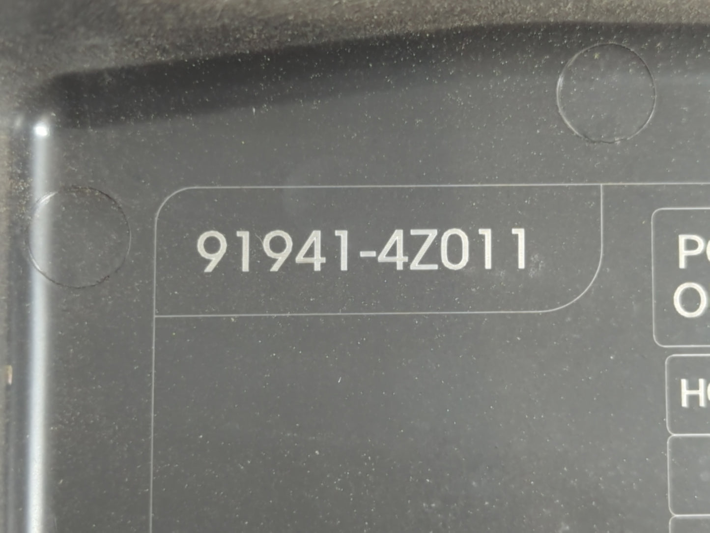 2015 Hyundai Santa Fe Fusebox Fuse Box Panel Relay Module P/N:91941-4Z011 Fits OEM Used Auto Parts - Oemusedautoparts1.com