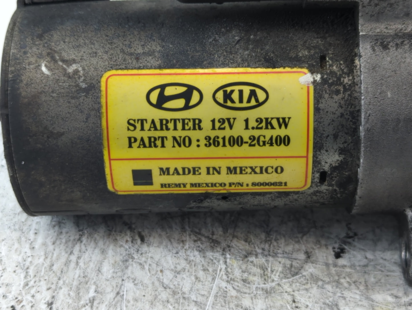2015 Hyundai Santa Fe Sport Car Starter Motor Solenoid OEM P/N:36100-2G400 Fits Fits 2014 2016 OEM Used Auto Parts - Oemused