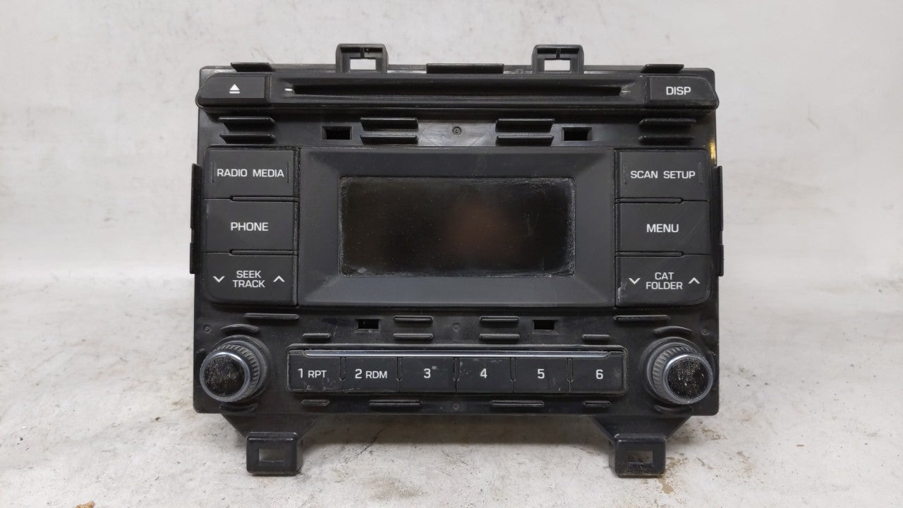 2015 Hyundai Sonata Radio AM FM Cd Player Receiver Replacement P/N:96170-C20004X 96180-C20004X Fits OEM Used Auto Parts - Oe