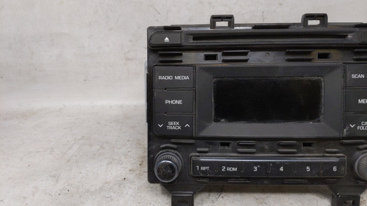 2015 Hyundai Sonata Radio AM FM Cd Player Receiver Replacement P/N:96170-C20004X 96180-C20004X Fits OEM Used Auto Parts - Oe