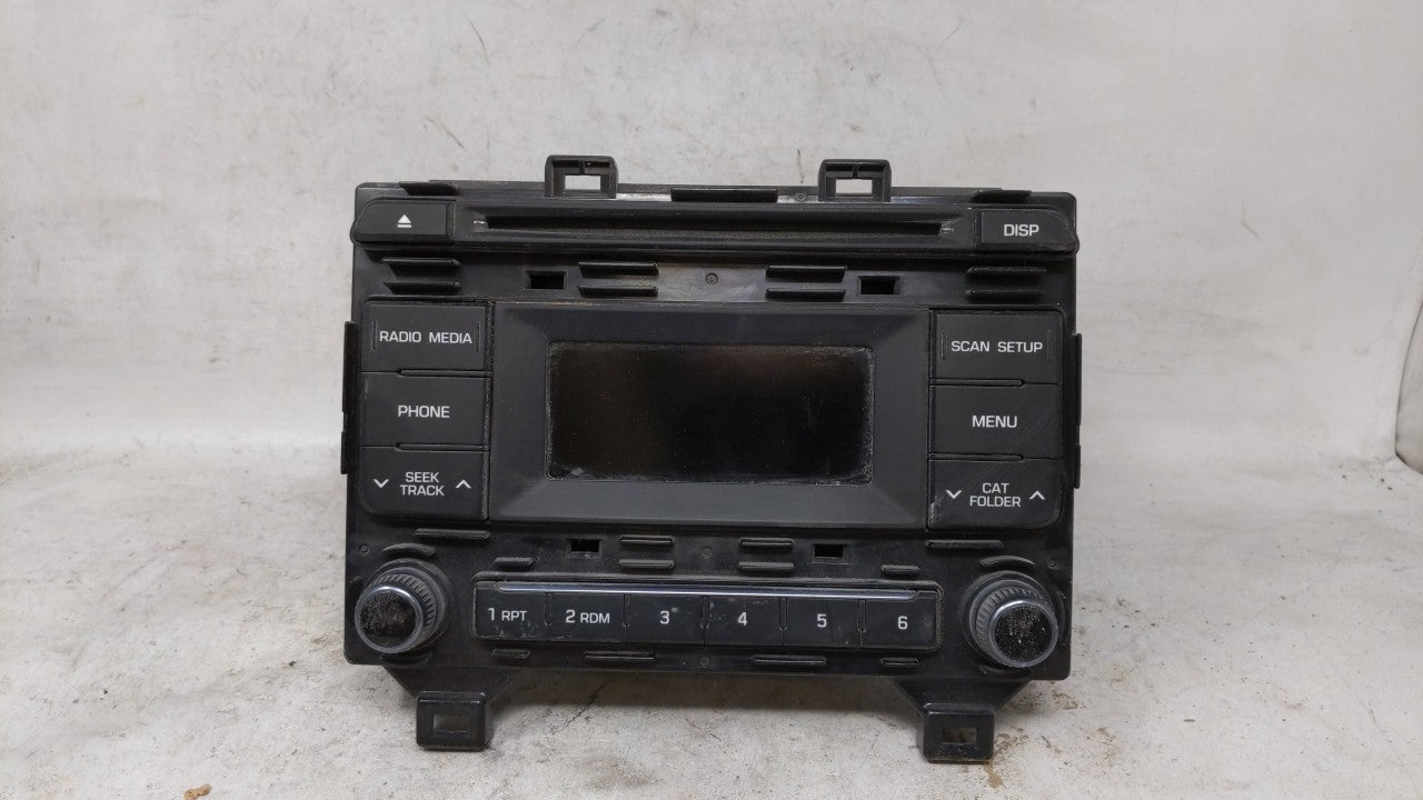 2015 Hyundai Sonata Radio AM FM Cd Player Receiver Replacement P/N:96170-C20004X 96180-C20004X Fits OEM Used Auto Parts - Oe