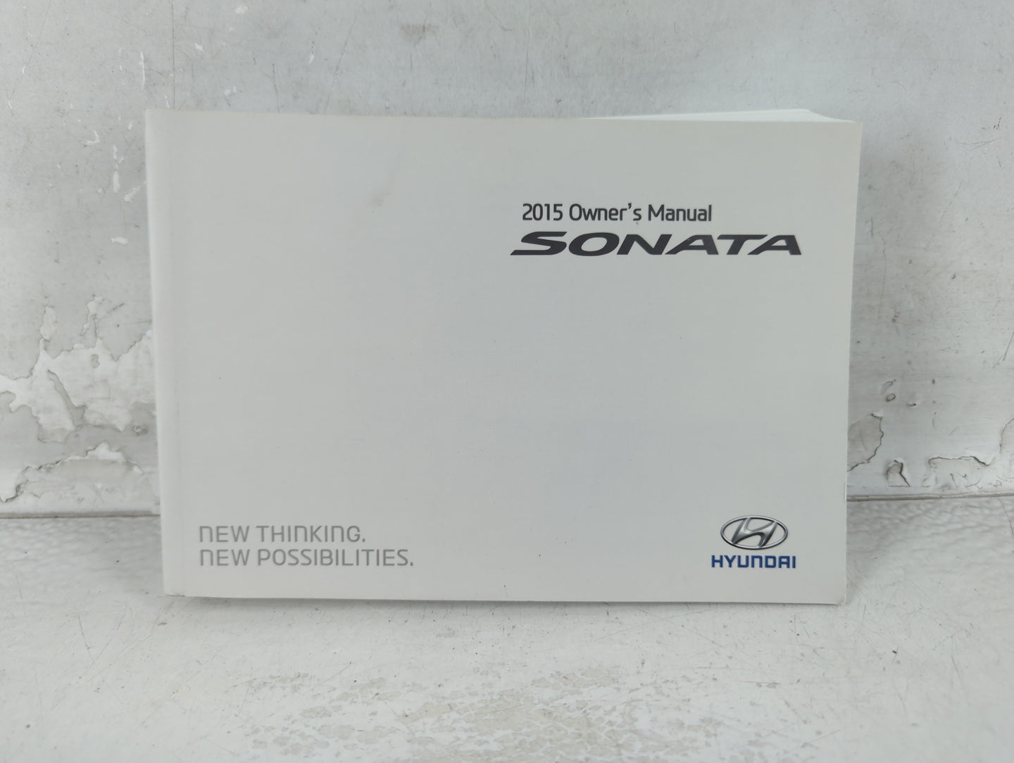 2015 Hyundai Sonata Owners Manual Book Guide P/N:FC10-EU4DH OEM Used Auto Parts - Oemusedautoparts1.com