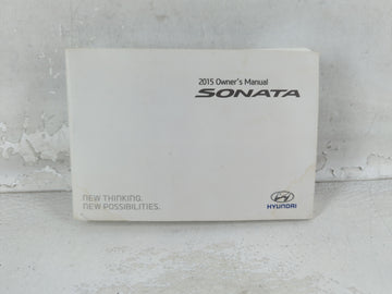 2015 Hyundai Sonata Owners Manual Book Guide P/N:FC10-EU51I OEM Used Auto Parts - Oemusedautoparts1.com