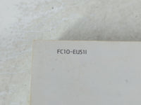2015 Hyundai Sonata Owners Manual Book Guide P/N:FC10-EU51I OEM Used Auto Parts - Oemusedautoparts1.com