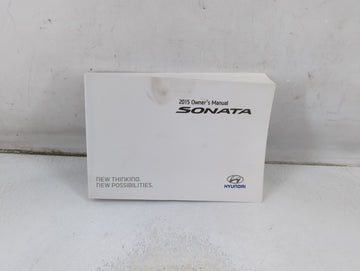 2015 Hyundai Sonata Owners Manual Book Guide P/N:FC10-EU48E OEM Used Auto Parts - Oemusedautoparts1.com