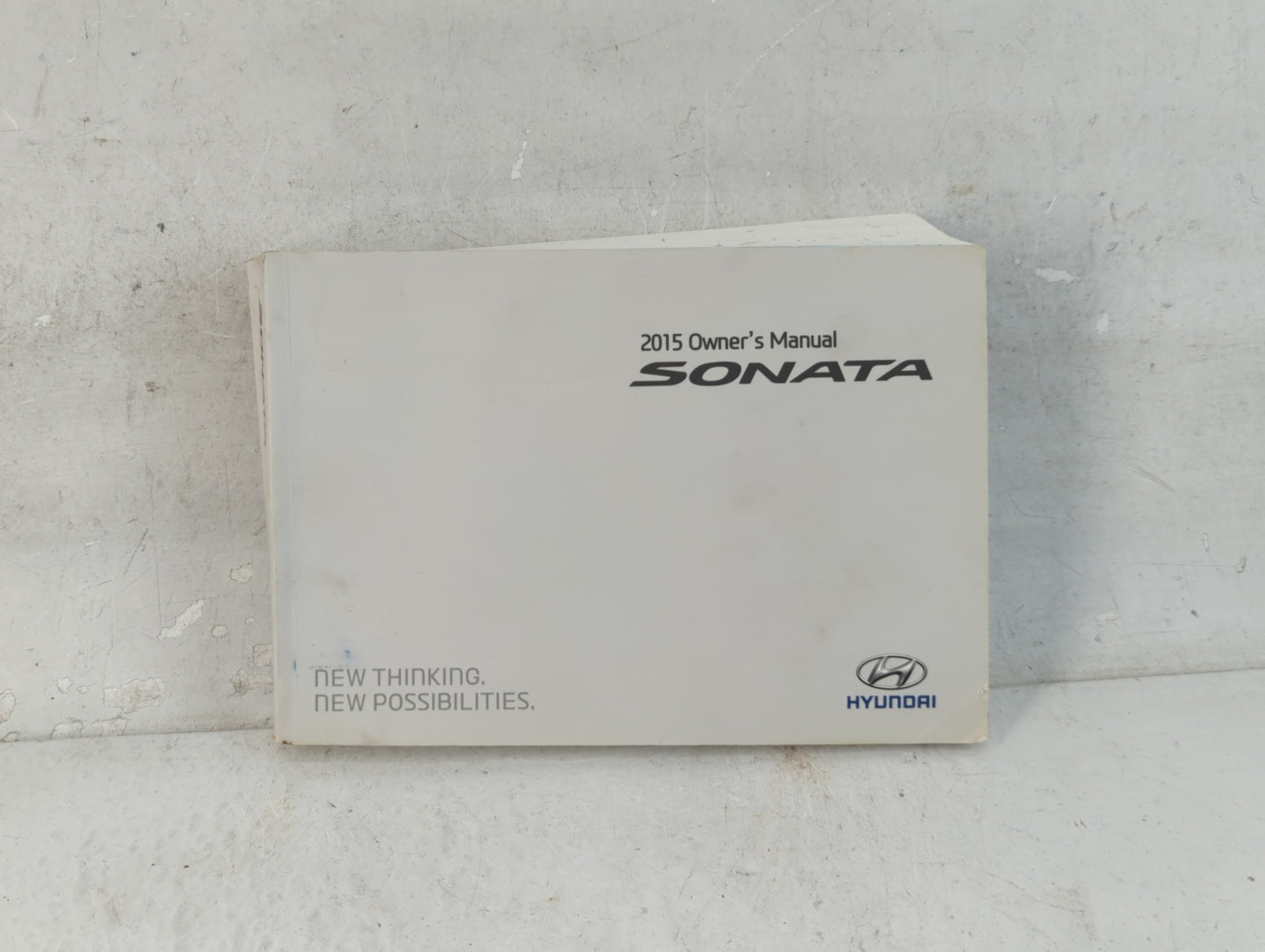 2015 Hyundai Sonata Owners Manual Book Guide P/N:FC10-EU4DH OEM Used Auto Parts - Oemusedautoparts1.com