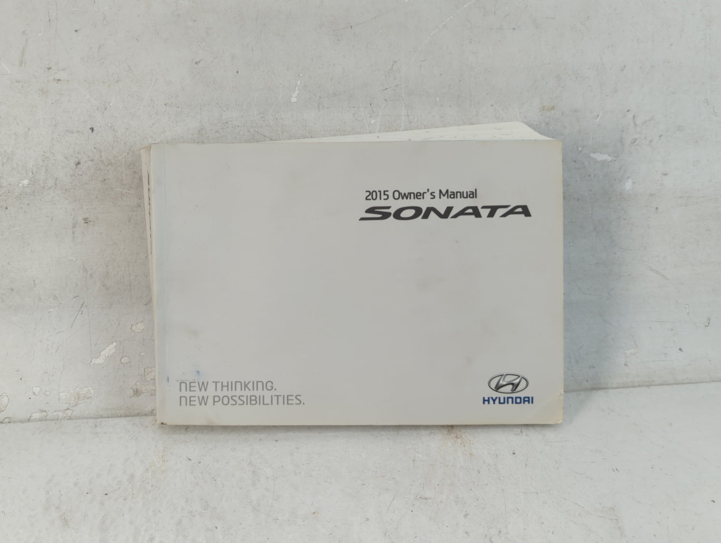 2015 Hyundai Sonata Owners Manual Book Guide P/N:FC10-EU4DH OEM Used Auto Parts - Oemusedautoparts1.com