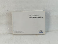 2015 Hyundai Sonata Owners Manual Book Guide P/N:FC10-EU4DH OEM Used Auto Parts - Oemusedautoparts1.com
