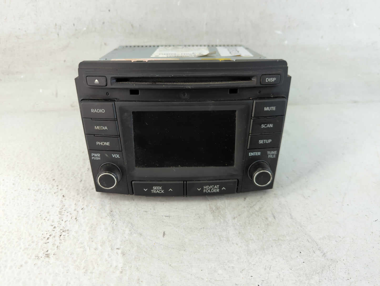 2014-2015 Hyundai Sonata Radio AM FM Cd Player Receiver Replacement P/N:96180-3Q8004X Fits Fits 2014 2015 OEM Used Auto Part