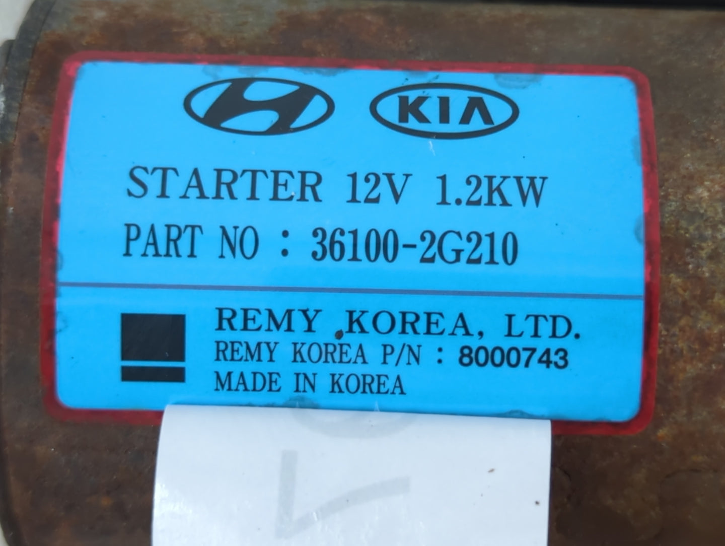 2008-2015 Hyundai Sonata Car Starter Motor Solenoid OEM P/N:36100-2G210 Fits Fits 2008 2009 2010 2011 2012 2013 2014 2015 20