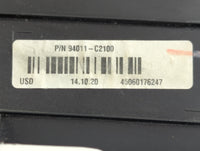 2015 Hyundai Sonata Instrument Cluster Speedometer Gauges P/N:94011-C2100 Fits OEM Used Auto Parts - Oemusedautoparts1.com