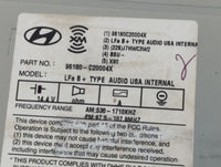 2015-2017 Hyundai Sonata Radio AM FM Cd Player Receiver Replacement P/N:96180-C20004X Fits Fits 2015 2016 2017 OEM Used Auto