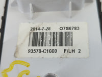 2015-2019 Hyundai Sonata Master Power Window Switch Replacement Driver Side Left P/N:93570-C1000 Fits OEM Used Auto Parts - 