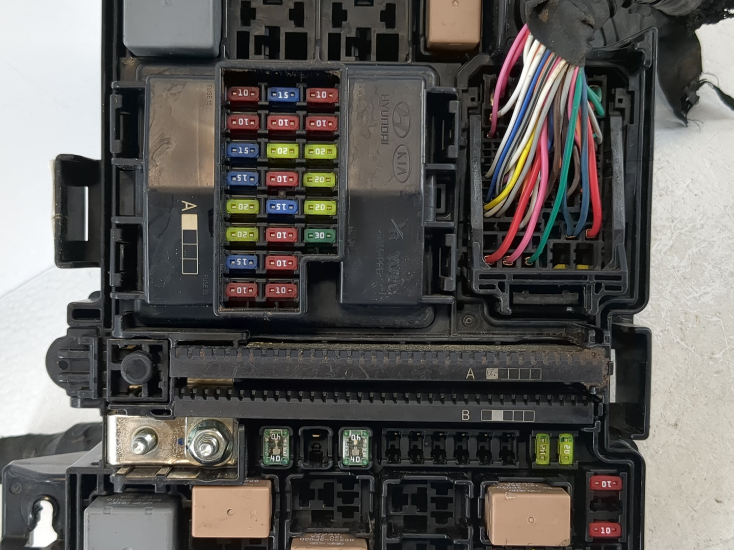 2015 Hyundai Sonata Fusebox Fuse Box Panel Relay Module P/N:91200C2010 Fits OEM Used Auto Parts - Oemusedautoparts1.com